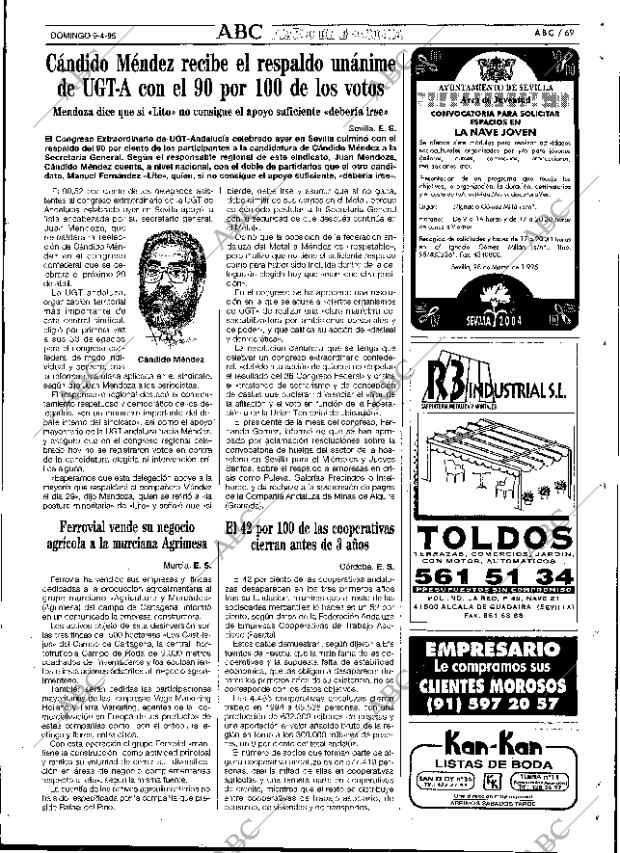 ABC SEVILLA 09-04-1995 página 69