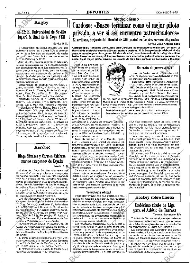 ABC SEVILLA 09-04-1995 página 86
