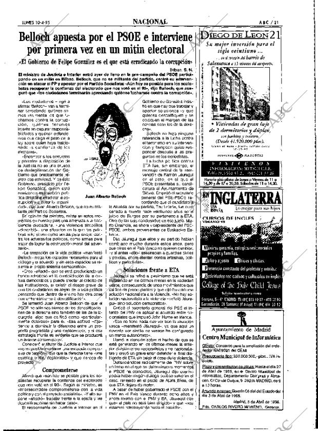 ABC MADRID 10-04-1995 página 21