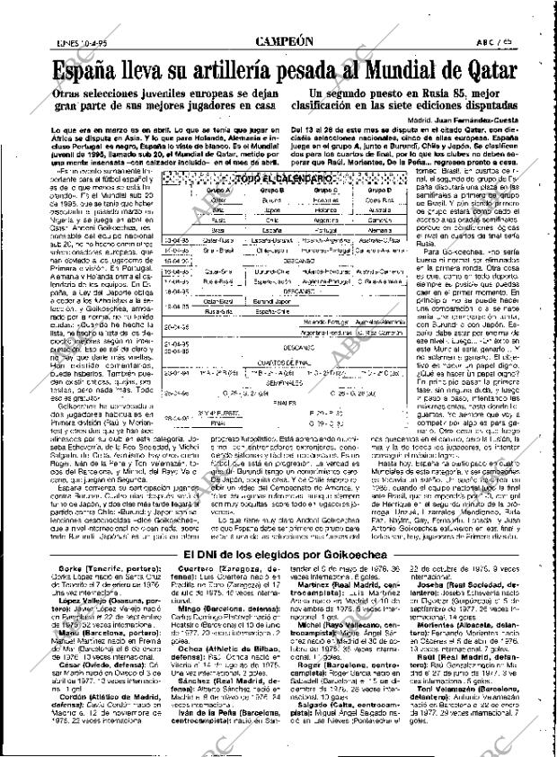 ABC MADRID 10-04-1995 página 65