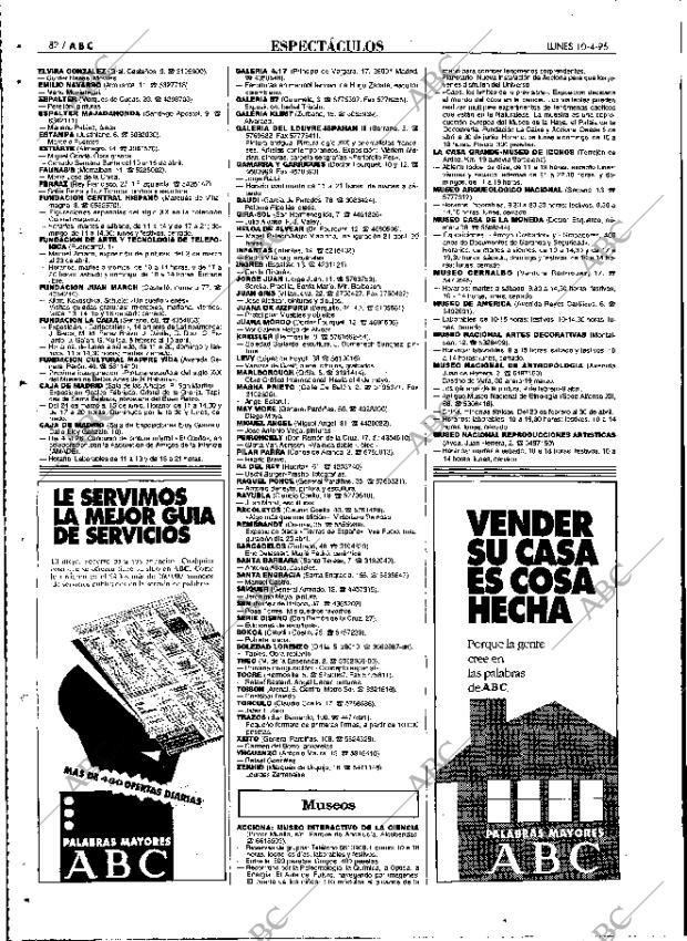 ABC MADRID 10-04-1995 página 82