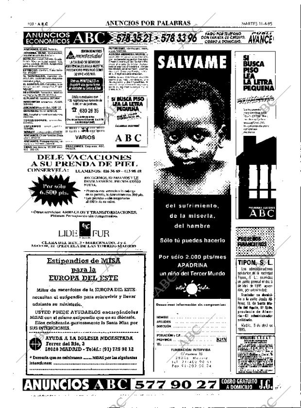 ABC MADRID 11-04-1995 página 100