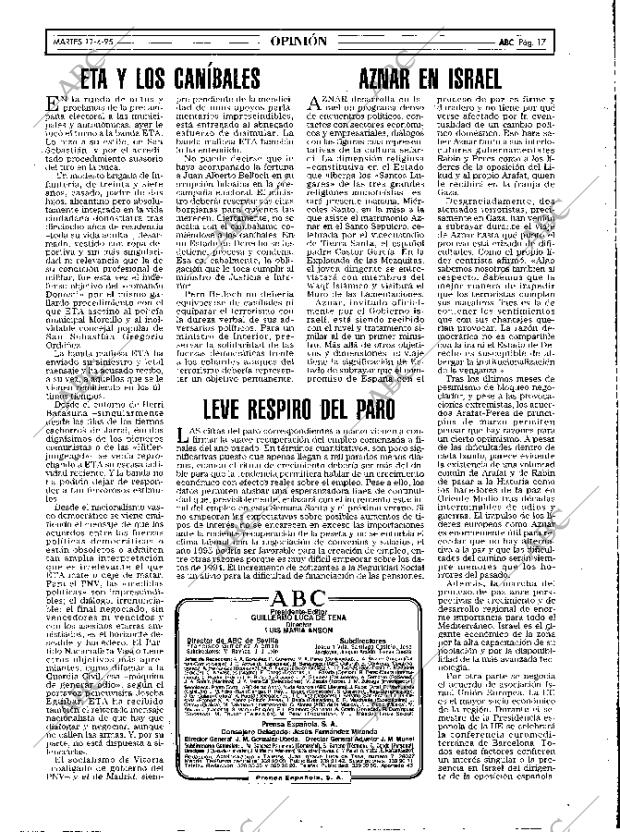 ABC MADRID 11-04-1995 página 17