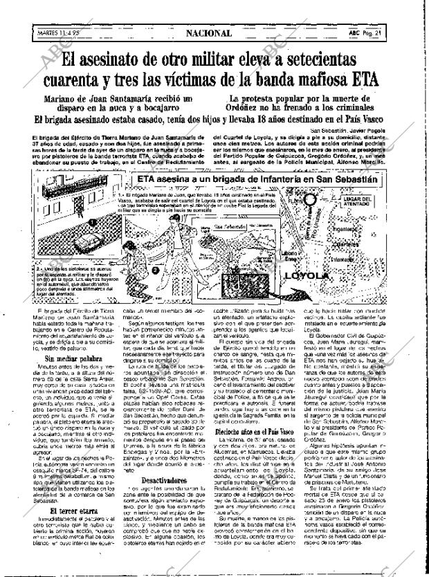 ABC MADRID 11-04-1995 página 21