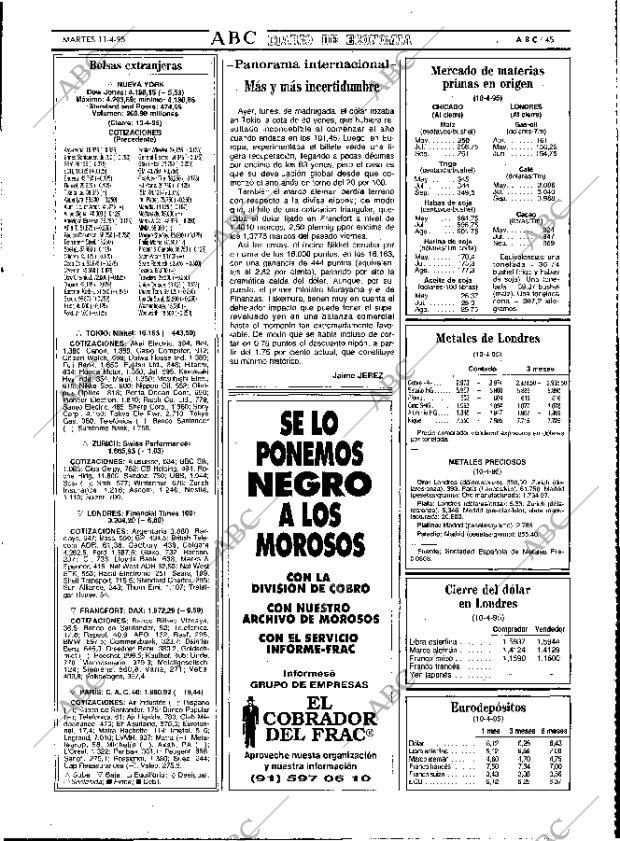 ABC MADRID 11-04-1995 página 45