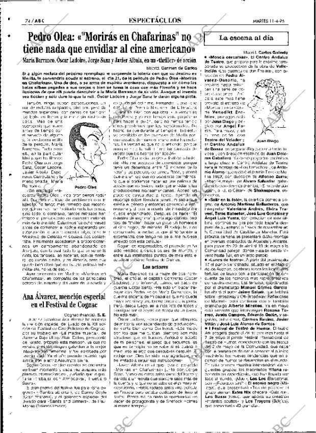ABC MADRID 11-04-1995 página 74