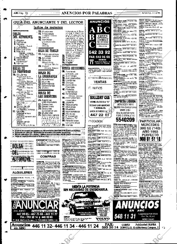 ABC MADRID 11-04-1995 página 84