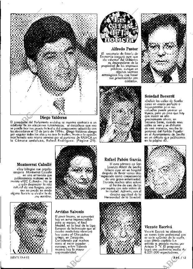 ABC SEVILLA 13-04-1995 página 13