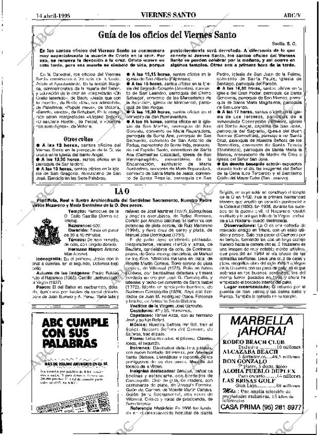 ABC SEVILLA 14-04-1995 página 97