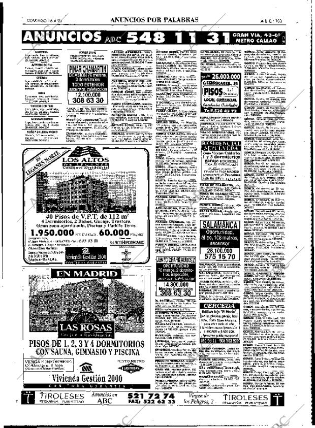 ABC MADRID 16-04-1995 página 103