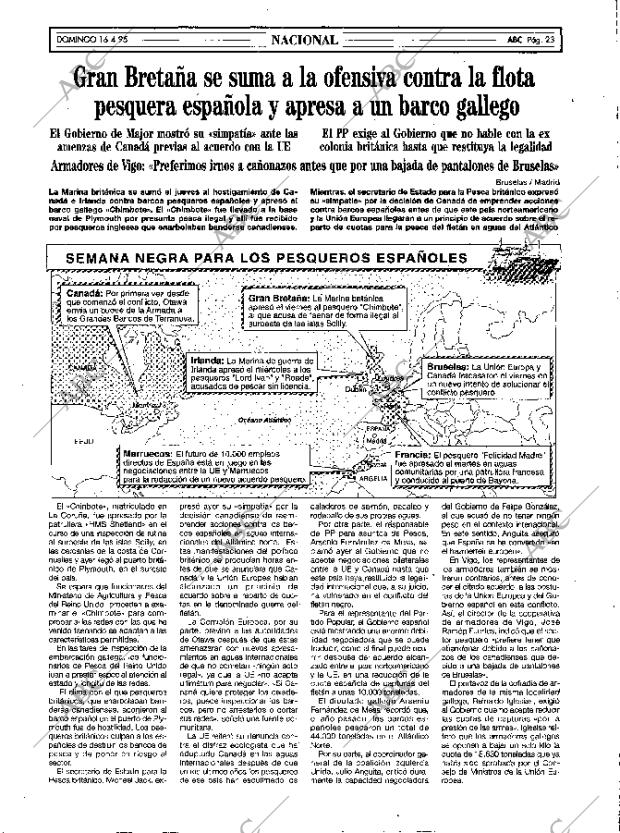 ABC MADRID 16-04-1995 página 23