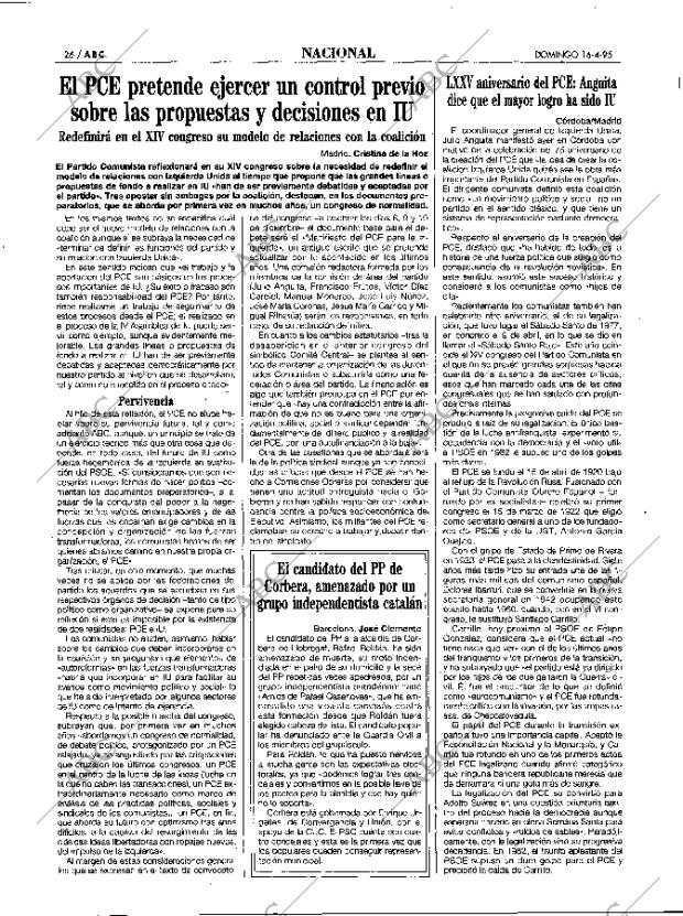 ABC MADRID 16-04-1995 página 26