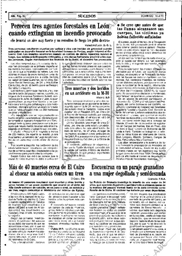 ABC MADRID 16-04-1995 página 82