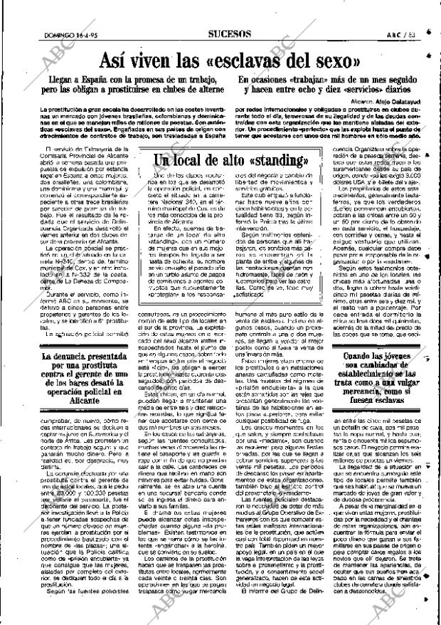 ABC MADRID 16-04-1995 página 83
