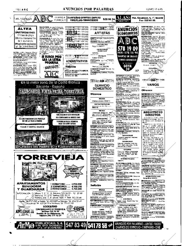 ABC MADRID 17-04-1995 página 110