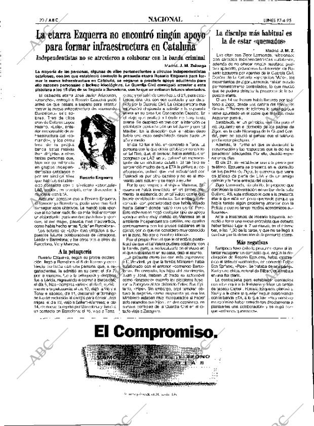 ABC MADRID 17-04-1995 página 20