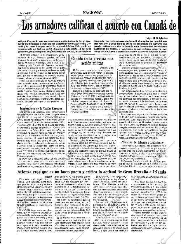 ABC MADRID 17-04-1995 página 24