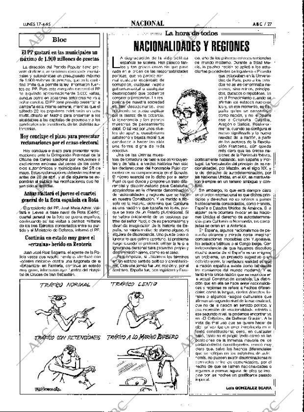 ABC MADRID 17-04-1995 página 27