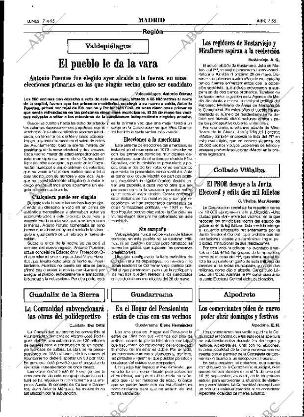 ABC MADRID 17-04-1995 página 55