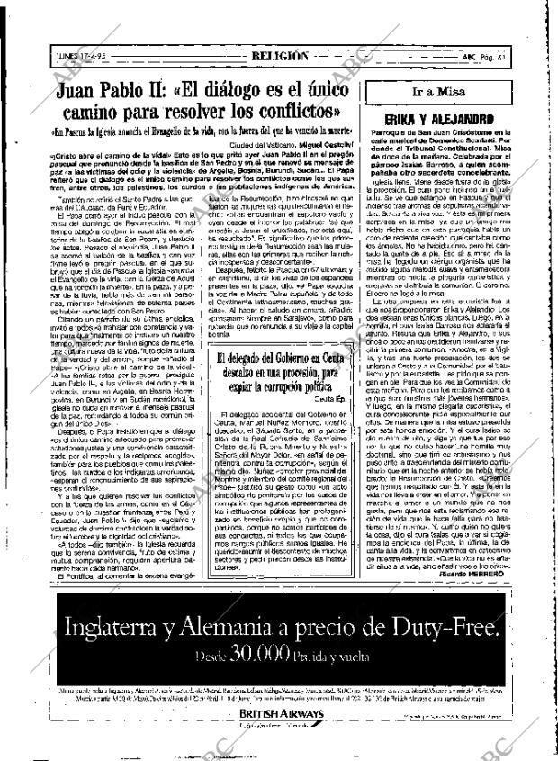 ABC MADRID 17-04-1995 página 61