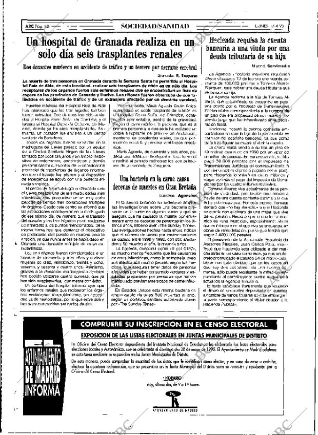 ABC MADRID 17-04-1995 página 82