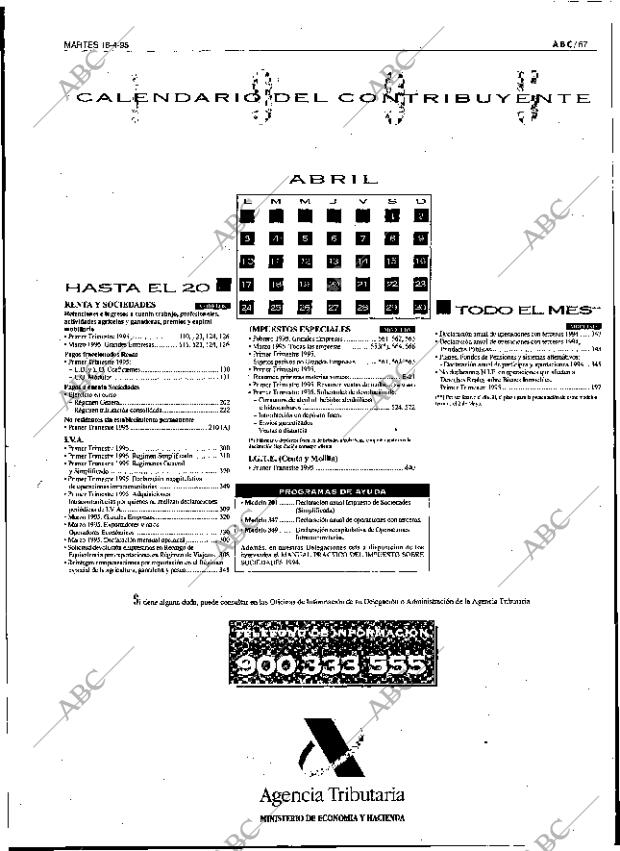 ABC SEVILLA 18-04-1995 página 57