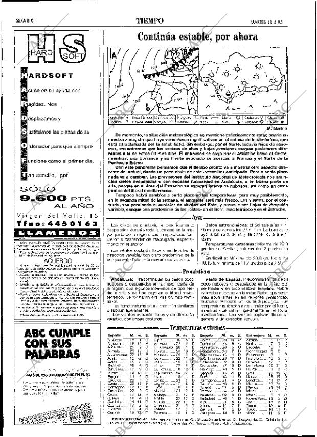 ABC SEVILLA 18-04-1995 página 58