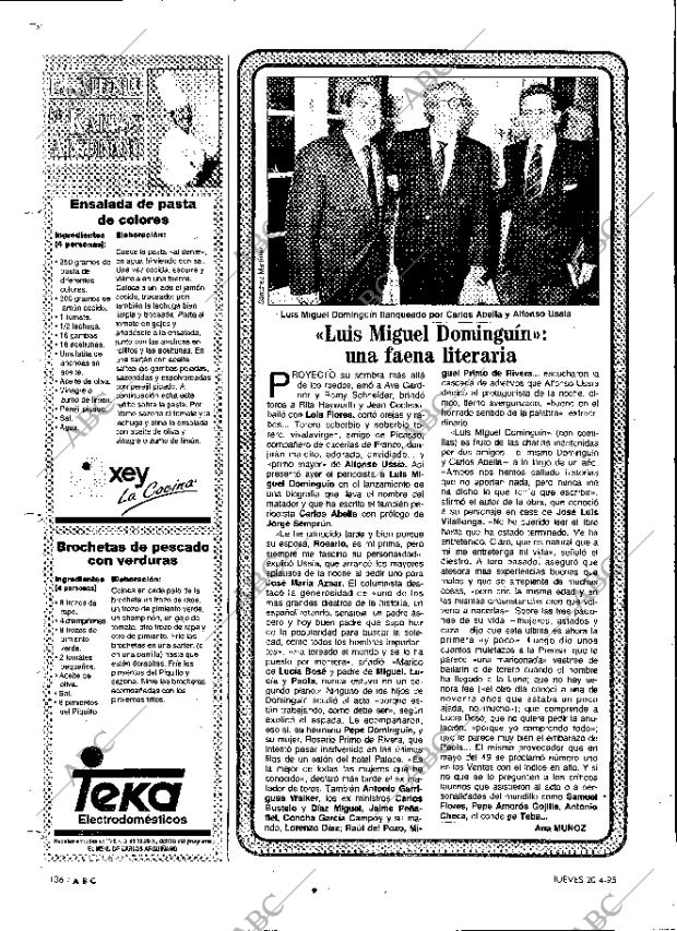 ABC MADRID 20-04-1995 página 136