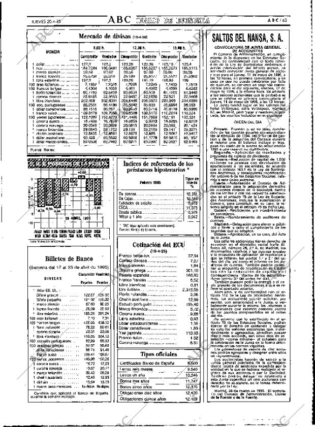 ABC MADRID 20-04-1995 página 63