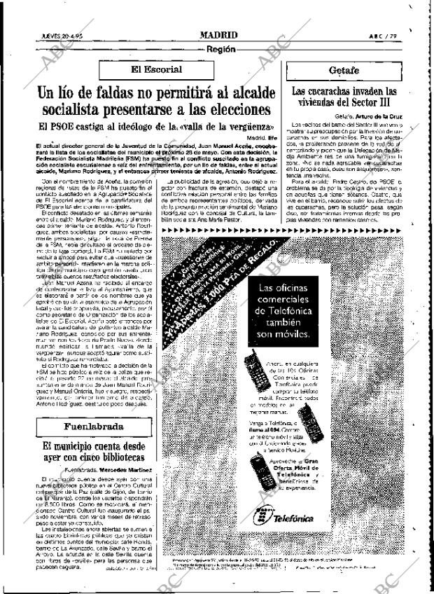 ABC MADRID 20-04-1995 página 79