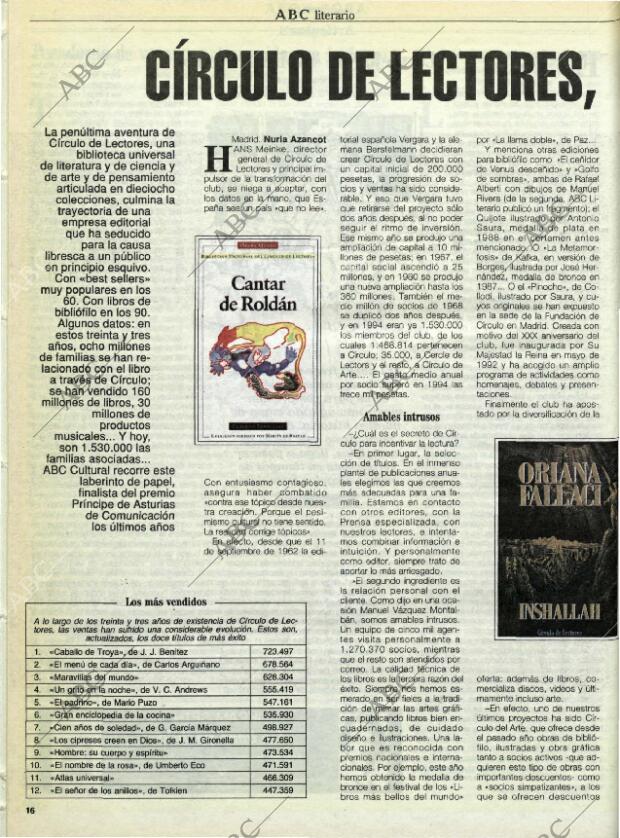 CULTURAL MADRID 21-04-1995 página 16