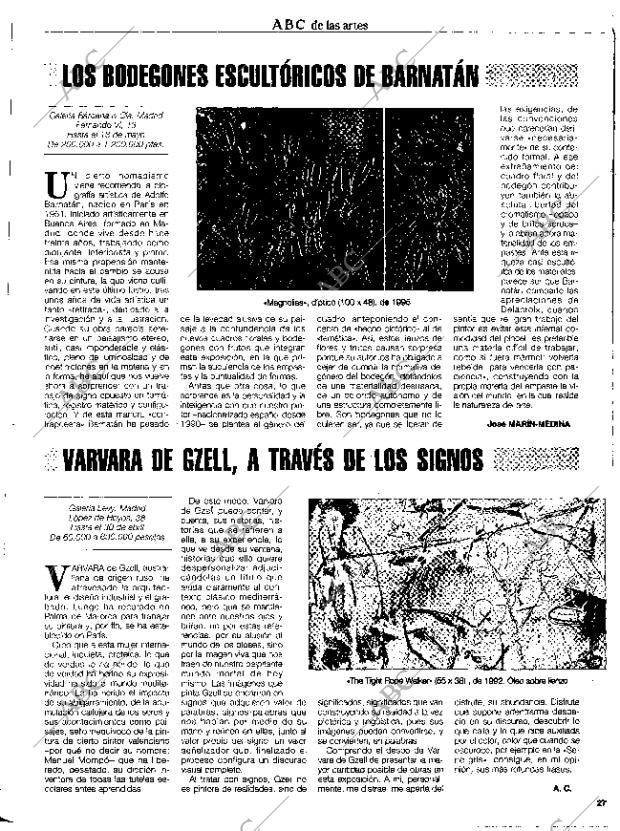 CULTURAL MADRID 21-04-1995 página 27