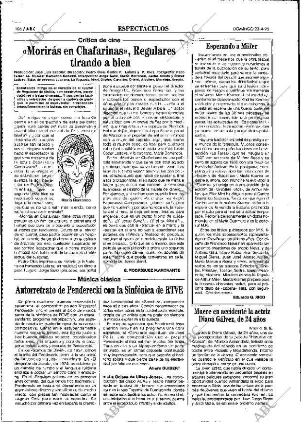 ABC MADRID 23-04-1995 página 106