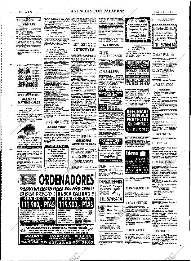 ABC MADRID 23-04-1995 página 144