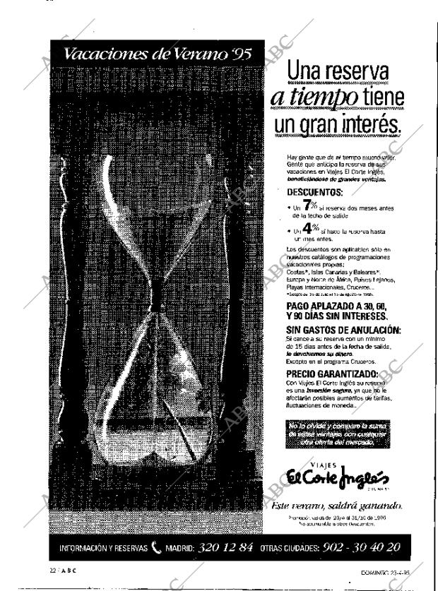 ABC MADRID 23-04-1995 página 22
