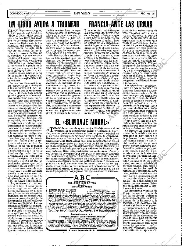 ABC MADRID 23-04-1995 página 25