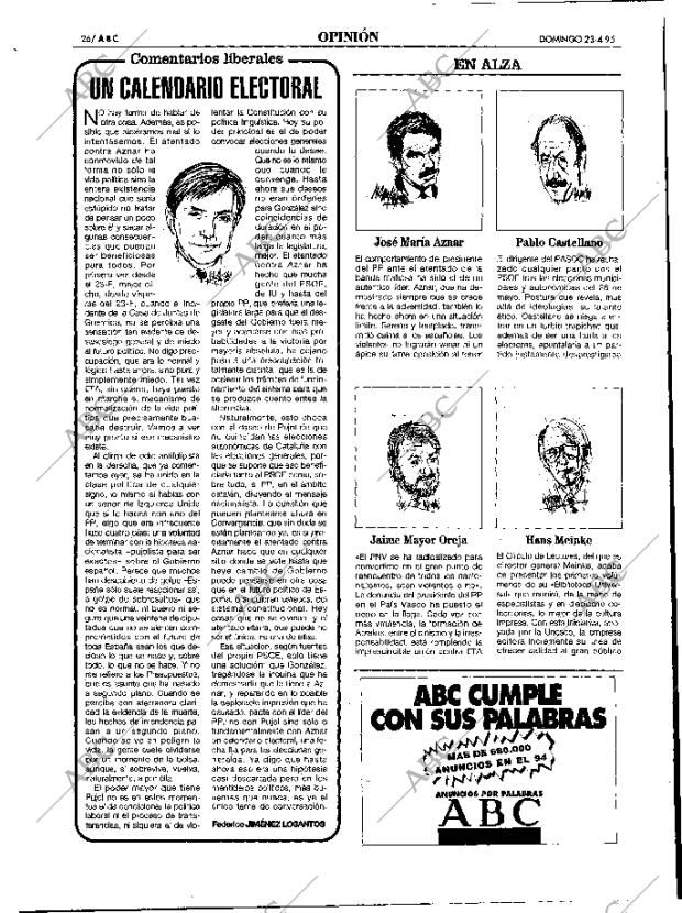 ABC MADRID 23-04-1995 página 26