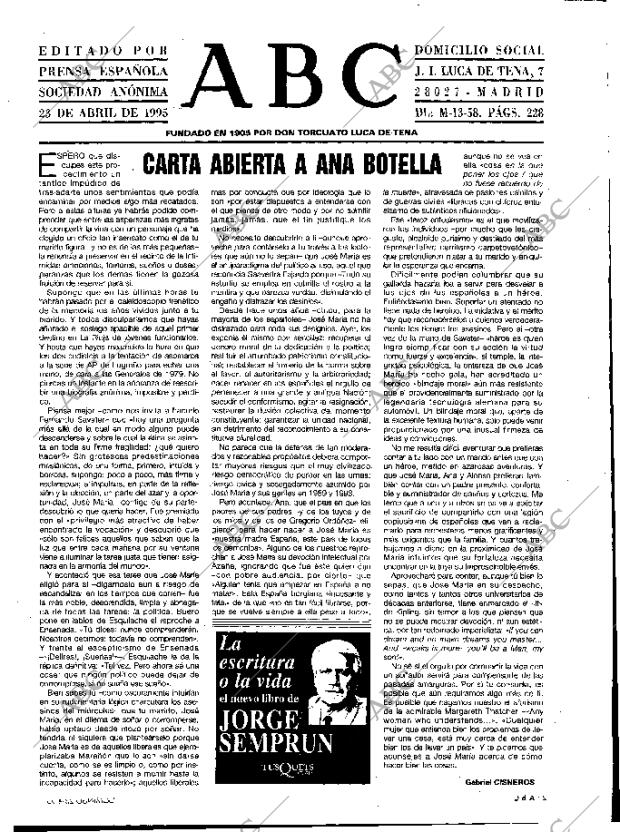 ABC MADRID 23-04-1995 página 3