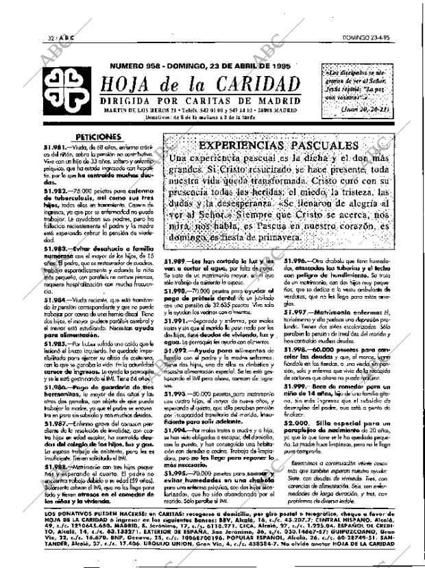 ABC MADRID 23-04-1995 página 32