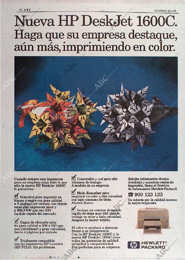 ABC MADRID 23-04-1995 página 40