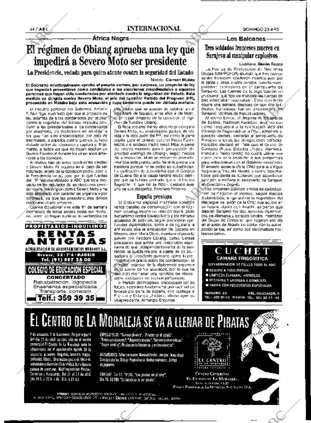 ABC MADRID 23-04-1995 página 44