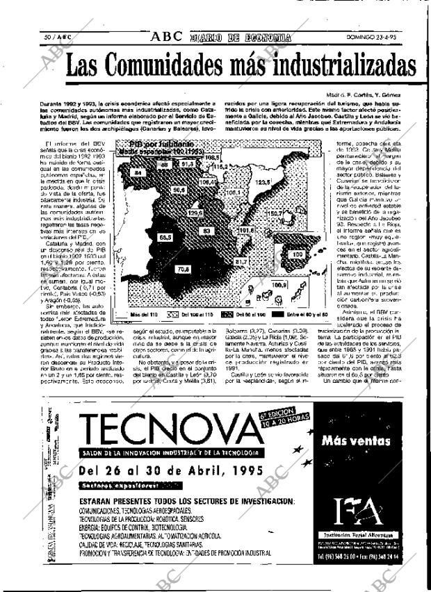 ABC MADRID 23-04-1995 página 50