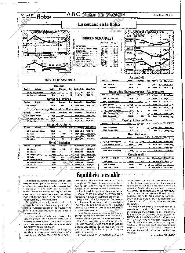 ABC MADRID 23-04-1995 página 56
