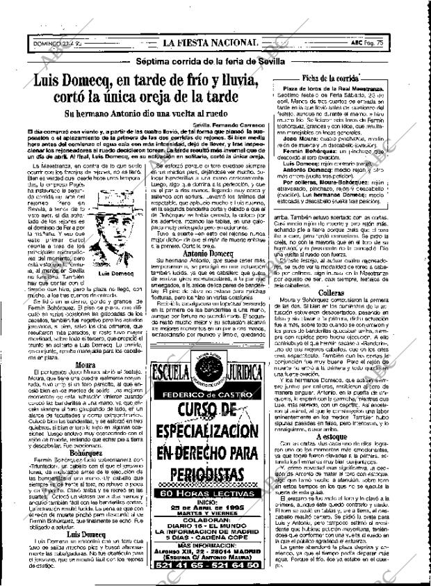 ABC MADRID 23-04-1995 página 75