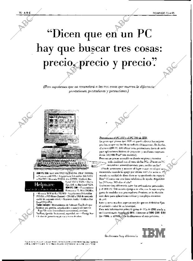 ABC MADRID 23-04-1995 página 78