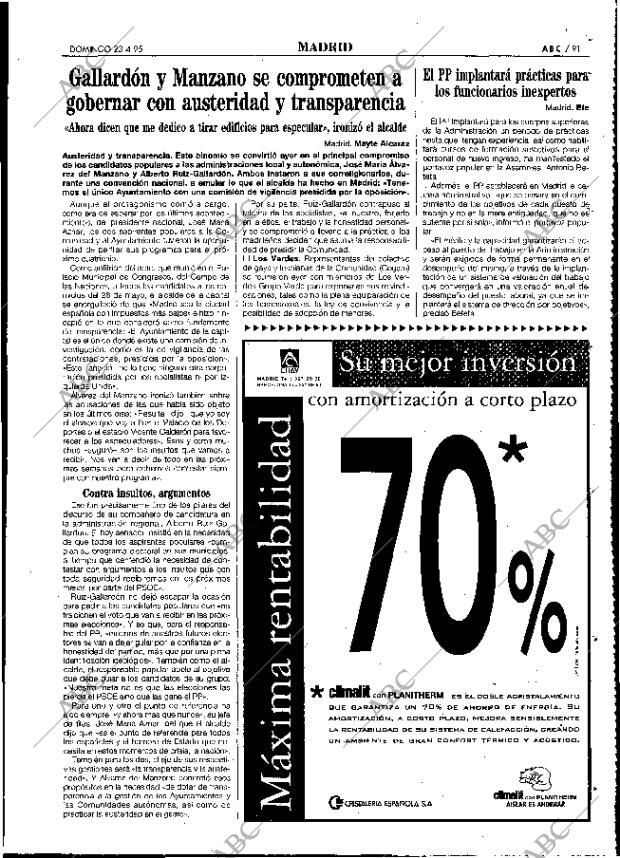 ABC MADRID 23-04-1995 página 91