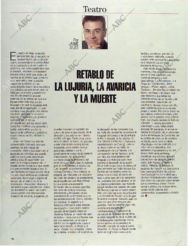 BLANCO Y NEGRO MADRID 30-04-1995 página 16