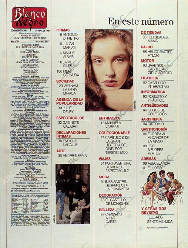 BLANCO Y NEGRO MADRID 30-04-1995 página 3