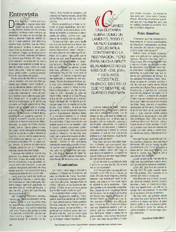 BLANCO Y NEGRO MADRID 30-04-1995 página 44