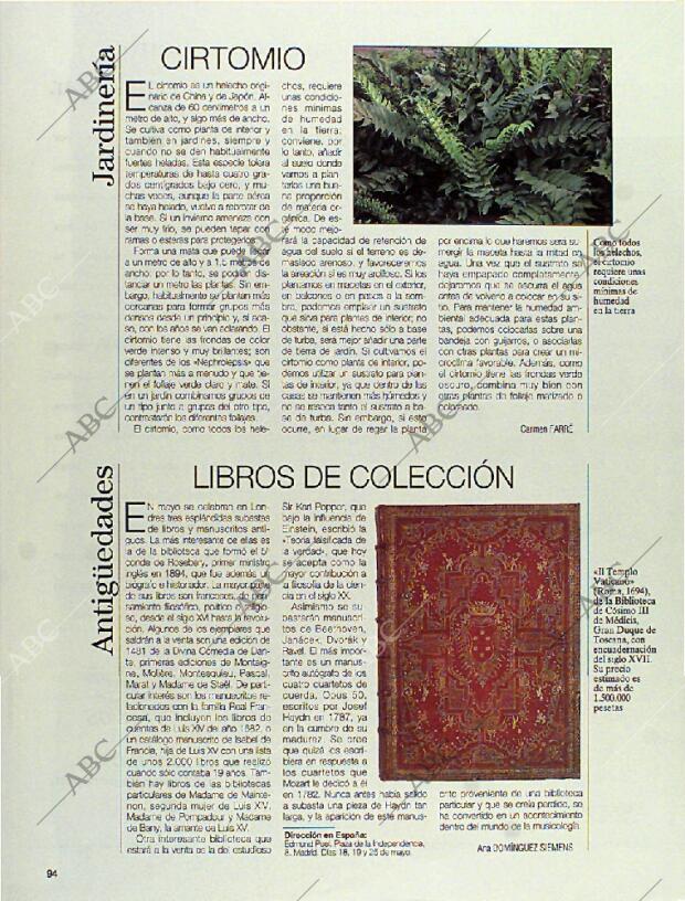 BLANCO Y NEGRO MADRID 30-04-1995 página 94